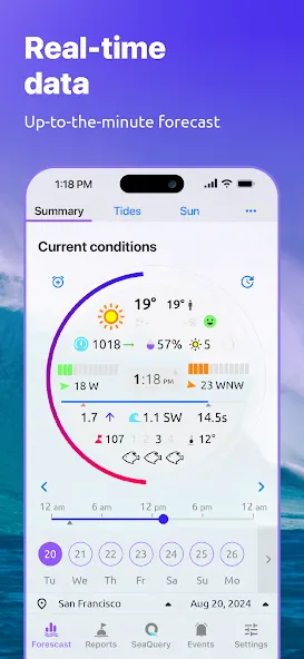 Nautide: Tides, Wind, Waves + screenshot 2