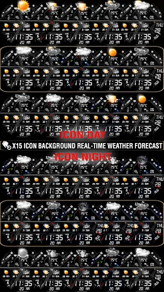 N-SPORT759 weatherDigital Face screenshot 8