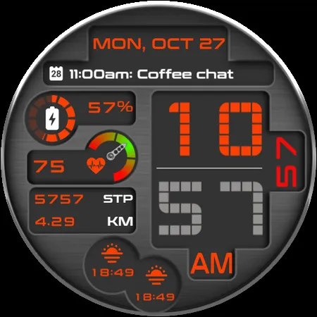 SY07 Wear OS Watch Face screenshot 30