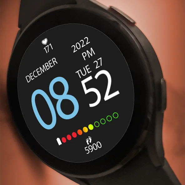 Digital Watch Face Key 009 screenshot 3