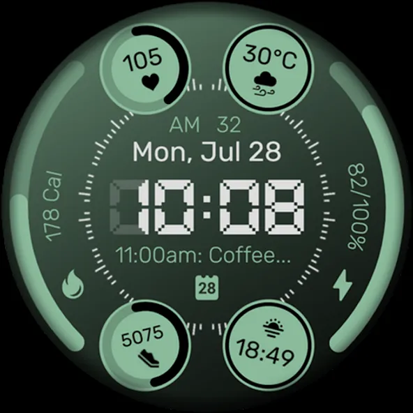 Watch face CNW-41 screenshot 7