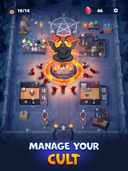Idle Cult Empire - Evil Tycoon screenshot 7