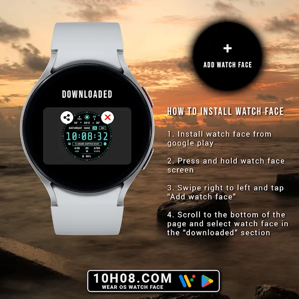 Watch face 10h08.com #146 screenshot 8