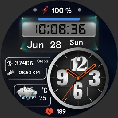 FSW316 Hybrid Watch Face screenshot 17