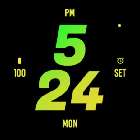 Mango Bold Watch Face screenshot 5