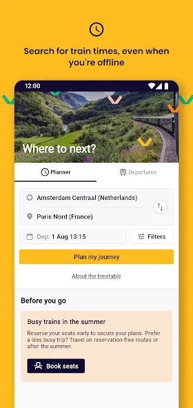 Eurail/Interrail Rail Planner screenshot 2