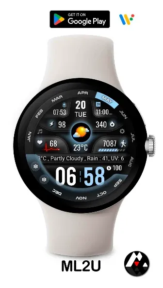 ML2U 230 Watch Face screenshot 6