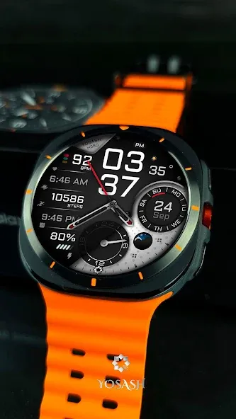 H390 Analog Digital Watch Face screenshot 4