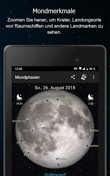 Mondphasen screenshot 8