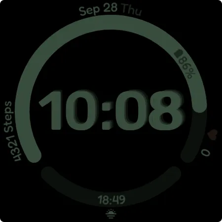 Smile Watch Face by KYB screenshot 8