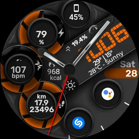 Digital Watch Face CUE097 screenshot 14