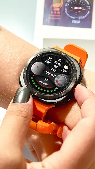 N-SPORT268 AlwaySmileWatchFace screenshot 1