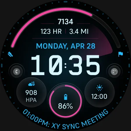 TKS 27 Kuro Watch Face screenshot 9