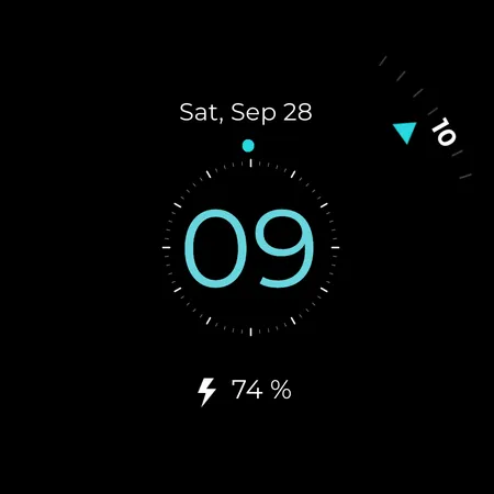 Simple Minimal watch face screenshot 4