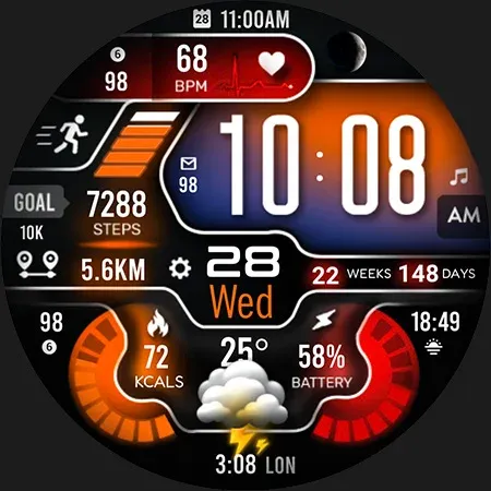 ML2U 258 Watch Face screenshot 28
