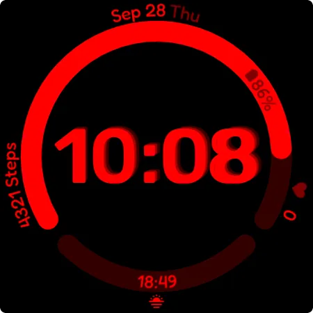 Smile Watch Face by KYB screenshot 9