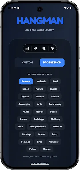 Progressive Hangman - Offline screenshot 4