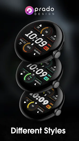 PRADO 91 Digital Watch Face screenshot 6