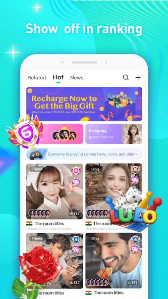 LightChat -Voice Chat & Meet & screenshot 1