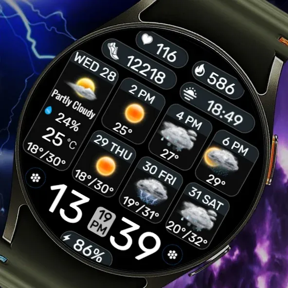 Weather Board 2 Black IW10 screenshot 4