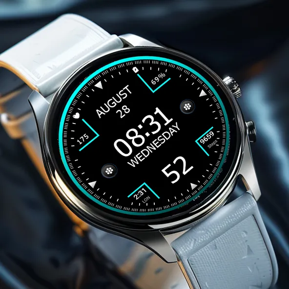 Key WF27 Digital Watch Face screenshot 8