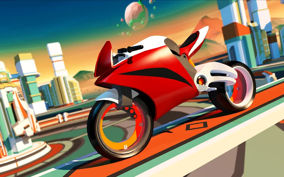 Gravity Rider: Juego de Motos screenshot 10