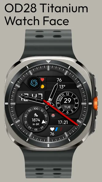 OD28 Titanium Watch Face screenshot 8