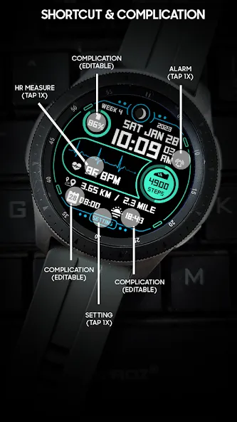Step Up 3 - Digital Watchface screenshot 7