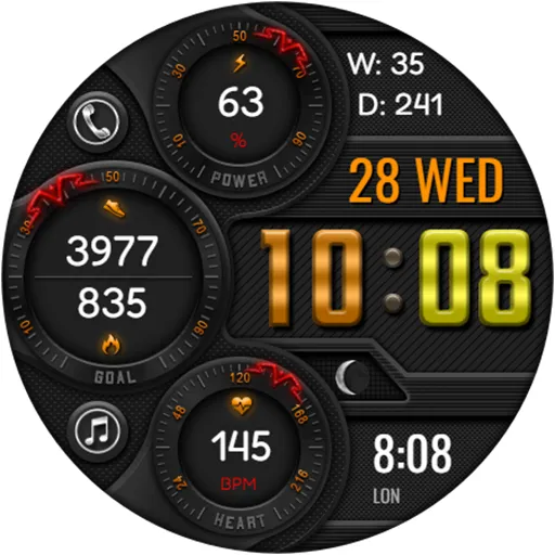 DIGI REPLANT WS29 Watch face screenshot 16