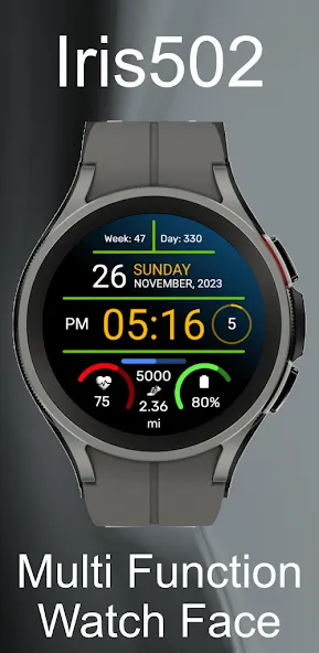 Iris502 Digital Watch Face screenshot 14