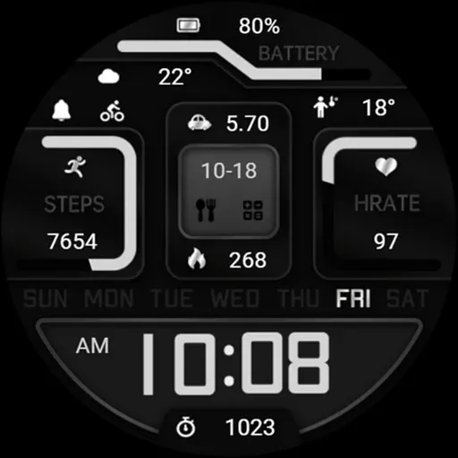 Geometry Silver ZKin Watch screenshot 7