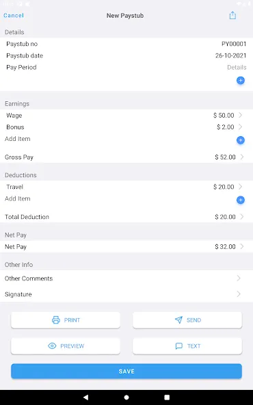 Paystub Maker screenshot 15