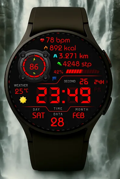 Vortexion Digital Watch Face screenshot 8