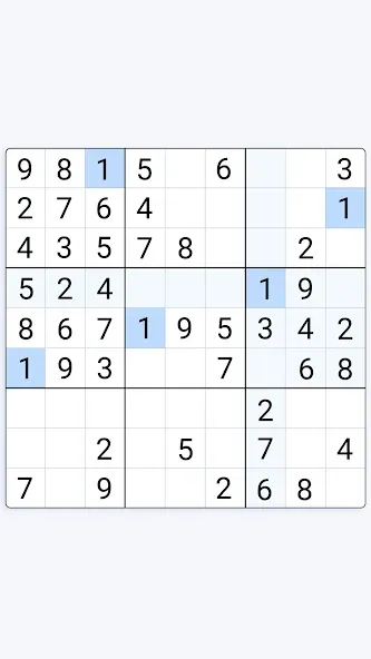 Jeu de Sudoku screenshot 1