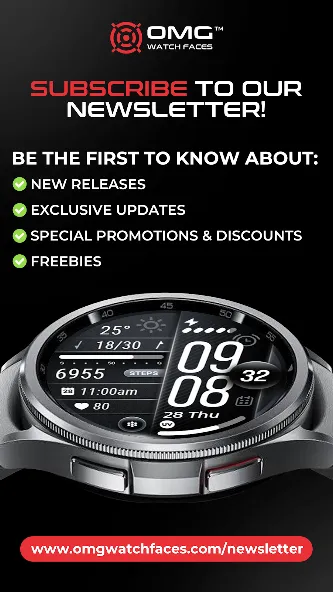 OMG 23 - Digital Watch Face screenshot 8