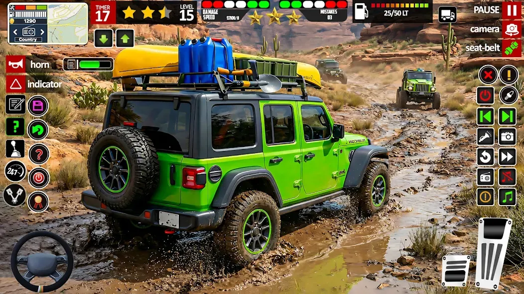 Offroad Jeep Driving Simulator screenshot 3