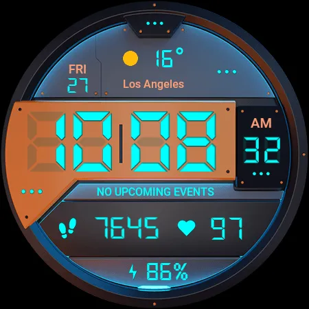 TVV Digital Watch Face screenshot 8