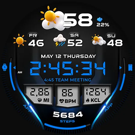 PER60 Extreme Watch Face screenshot 48