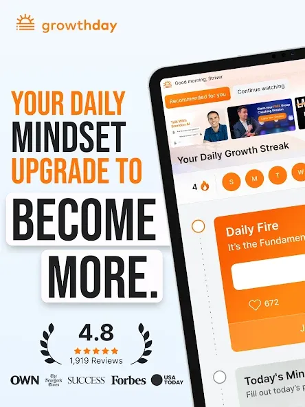 GrowthDay: Motivation Mindset screenshot 8