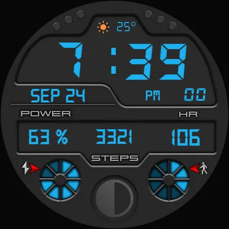 Modern Digital Watch Face screenshot 38