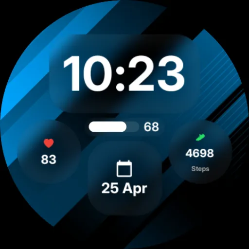 Liquid Glass Watch Face screenshot 15