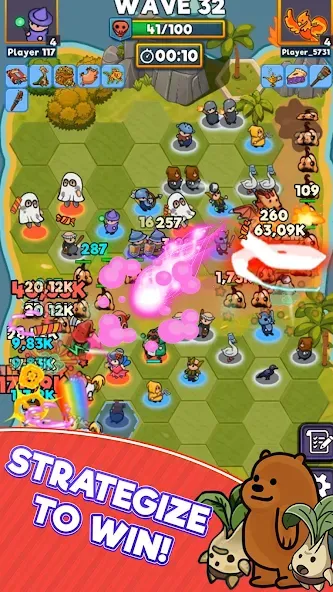 ChanceLot TD: Merge Wars screenshot 1