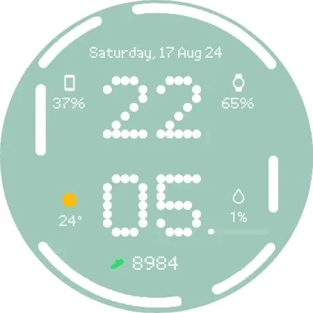 GRBL Nothing 2 Glyph Watchface screenshot 24