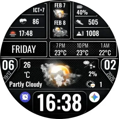 N-SPORT753 Digital Watch Face screenshot 9