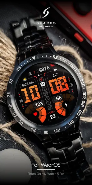 SH062 Watch Face, WearOS watch screenshot 6