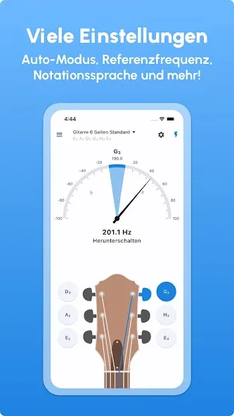 Gitarre Stimmgerät - LikeTones screenshot 4