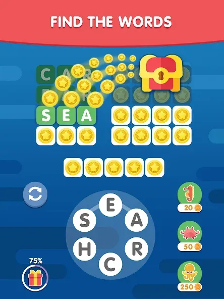 Word Search Sea: Offline Games screenshot 8