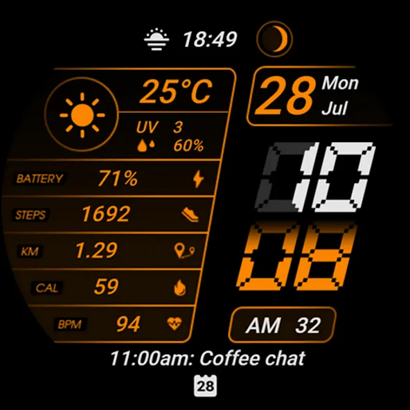 Watch face CNW-45 screenshot 6