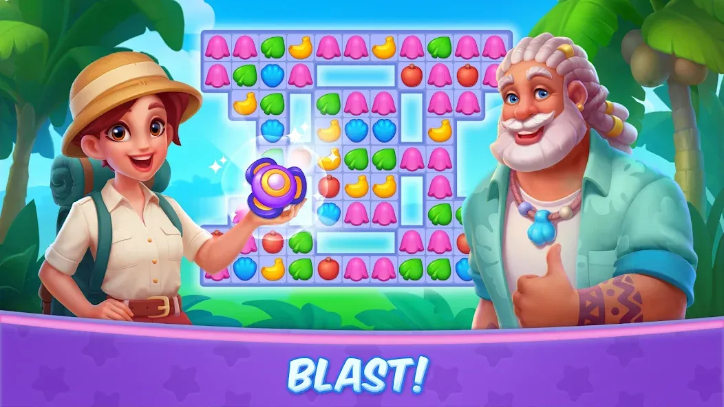 Tropicmania: Match-3 adventure screenshot 1