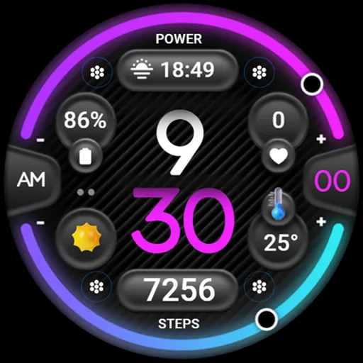 OMG 31 Digital Watch Face screenshot 26